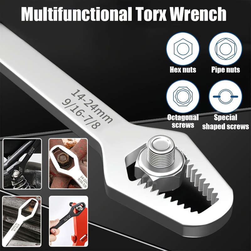 Universal Double-Headed Torx Wrench