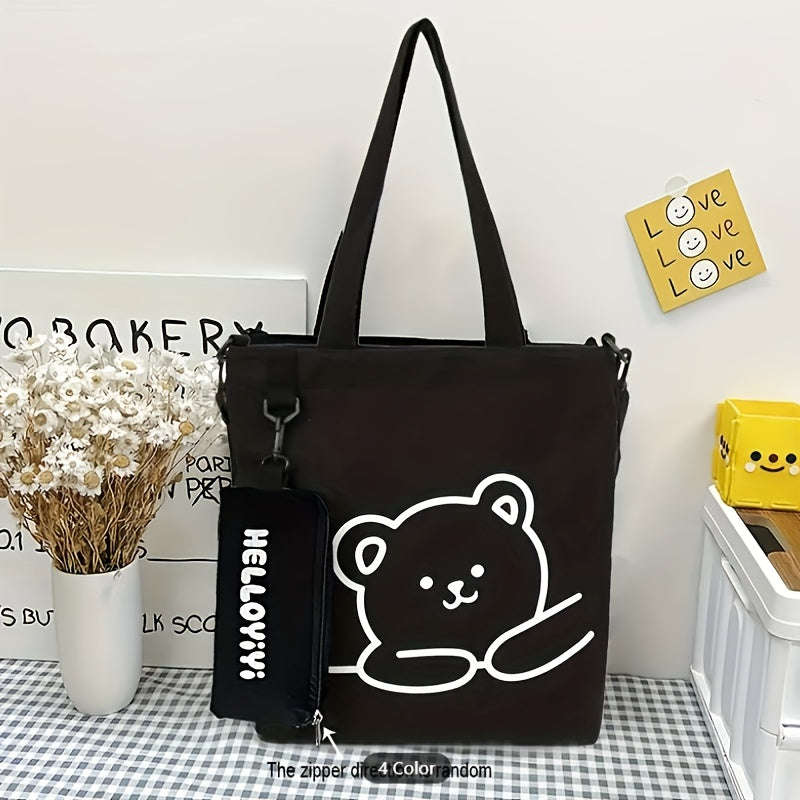 Cute Cartoon Print Handbag