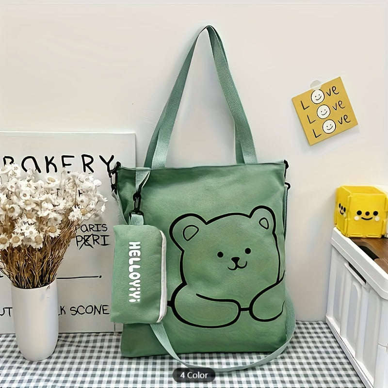 Cute Cartoon Print Handbag