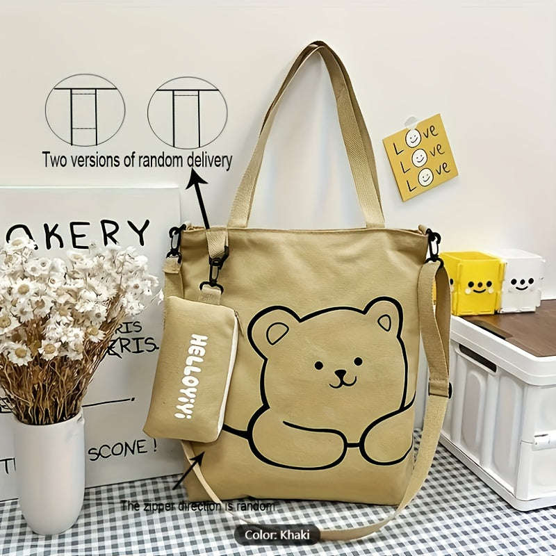 Cute Cartoon Print Handbag