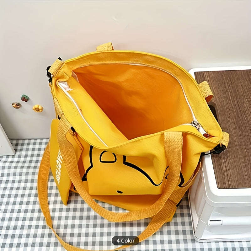 Cute Cartoon Print Handbag