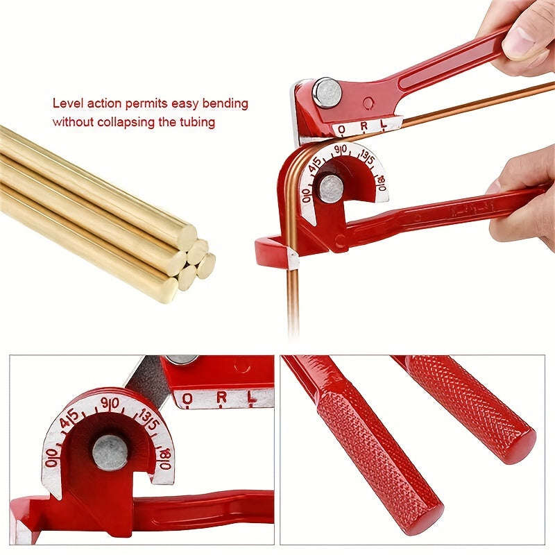 Portable 3 In 1 Manual Tube Bender | Metal Lever Tube Bending Pliers