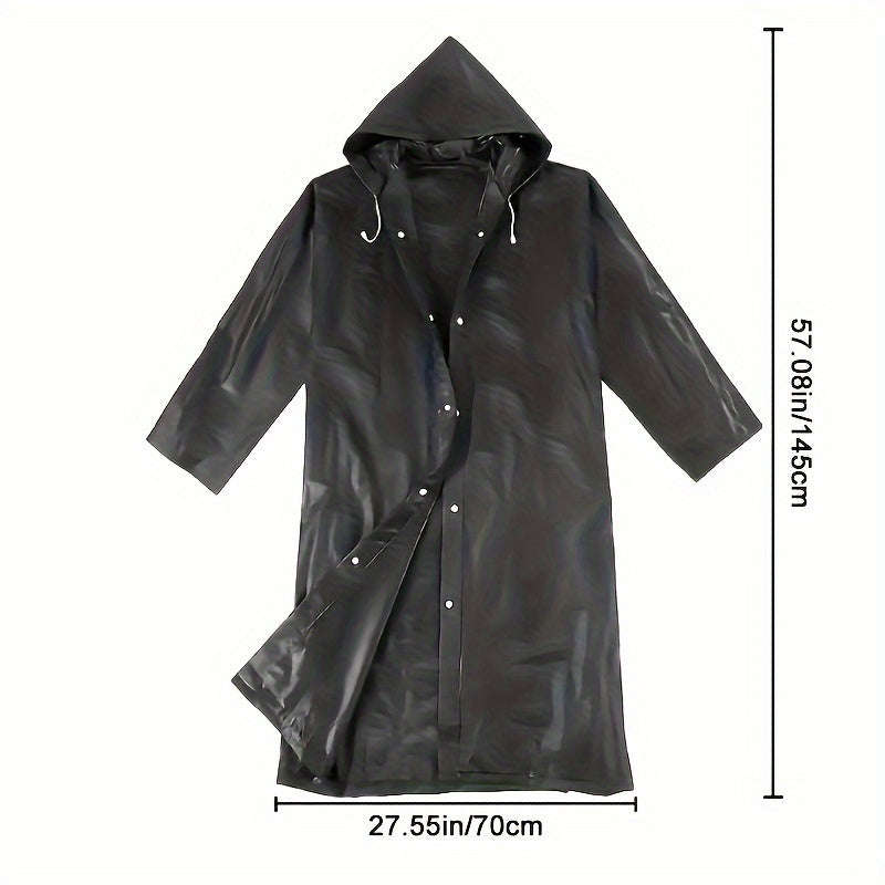 Portable Waterproof Explorer Raincoat - Durable, Windproof, Quick Drying, Breathable, Lightweight, H