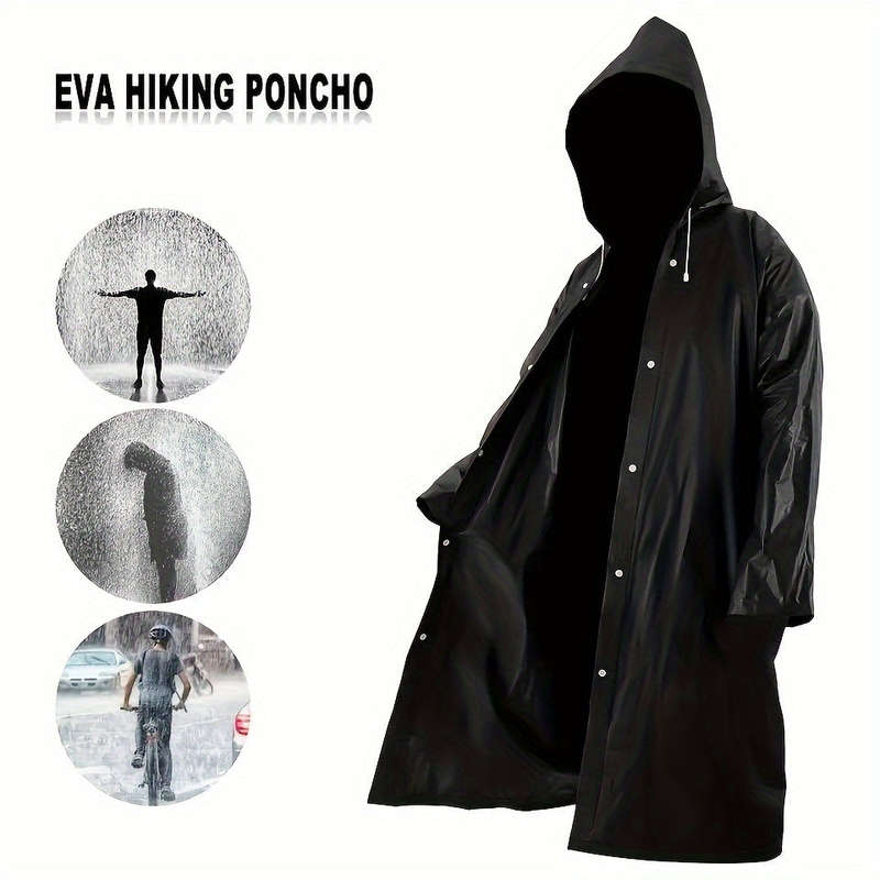 Portable Waterproof Explorer Raincoat - Durable, Windproof, Quick Drying, Breathable, Lightweight, H