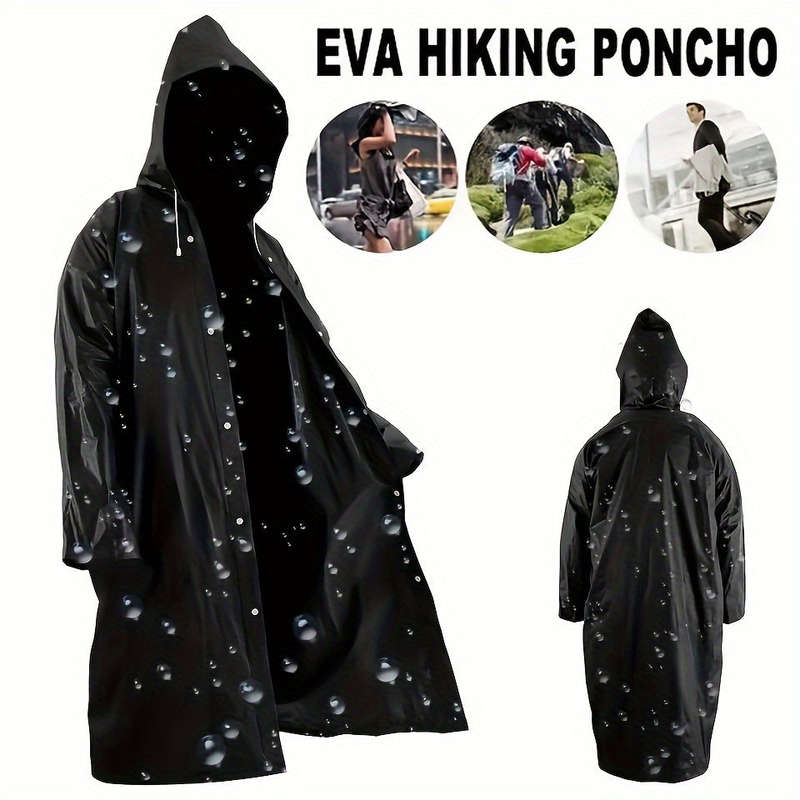 Portable Waterproof Explorer Raincoat - Durable, Windproof, Quick Drying, Breathable, Lightweight, H