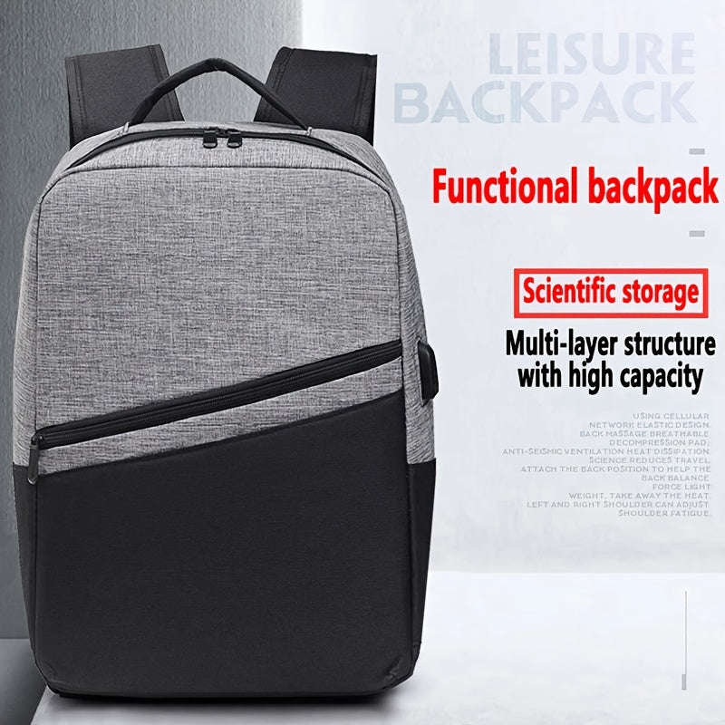 Multifunctional 3-Piece Business Travel Backpack