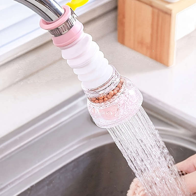 1-Piece Swivel Faucet Filter Extender With Water Filter