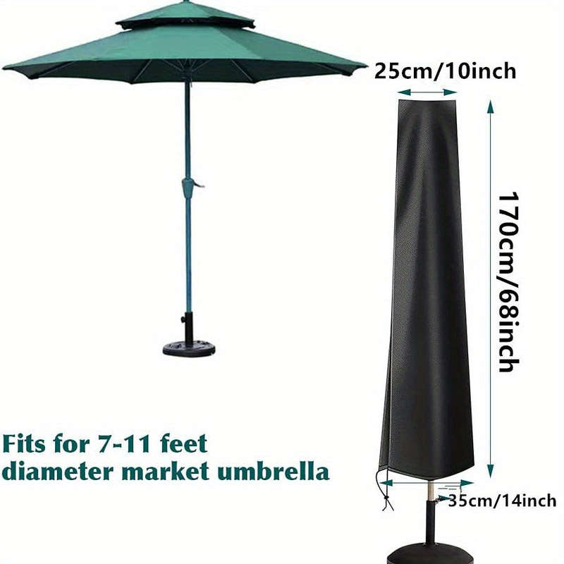 1pc Waterproof Umbrella Cover - Uv Protectio