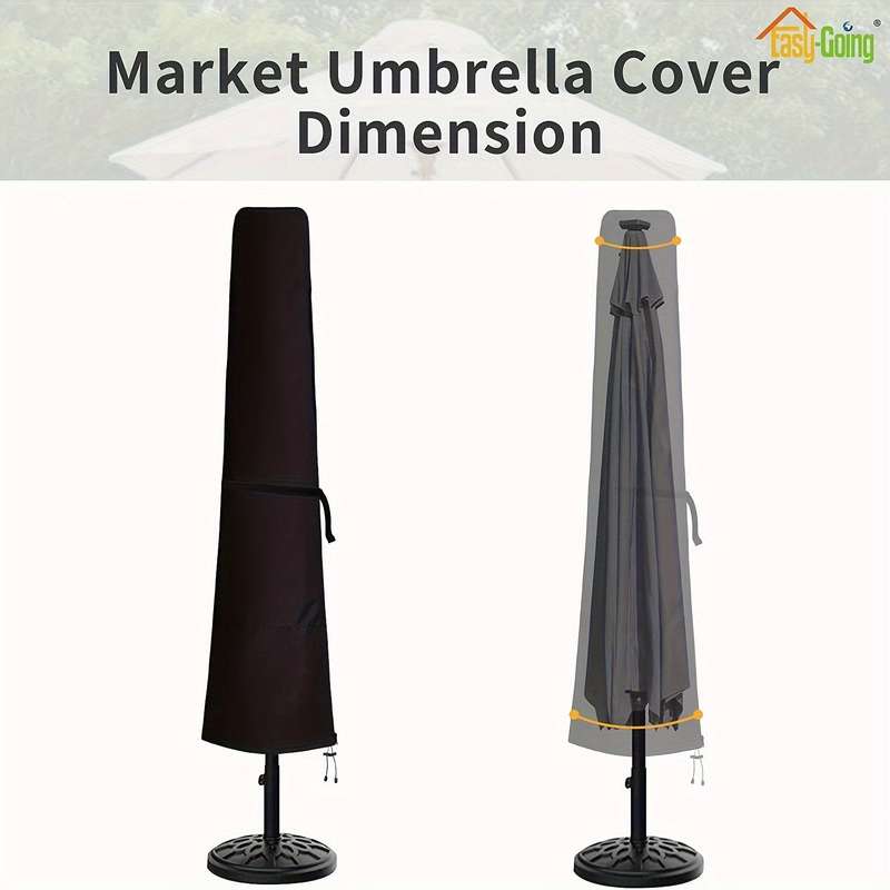 1pc Waterproof Umbrella Cover - Uv Protectio