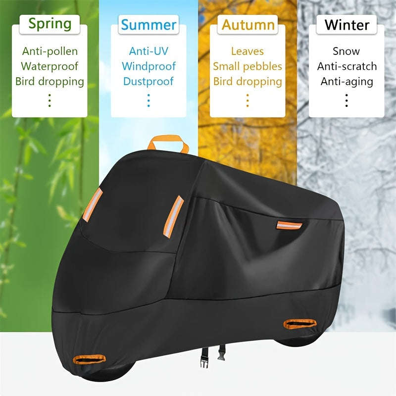 Premium Waterproof And Uv Resistant Motorcycle Cover