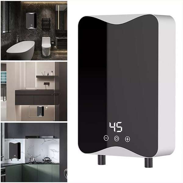 Portable 3500W To 5500W Instantaneous Water Heater With Shower Head