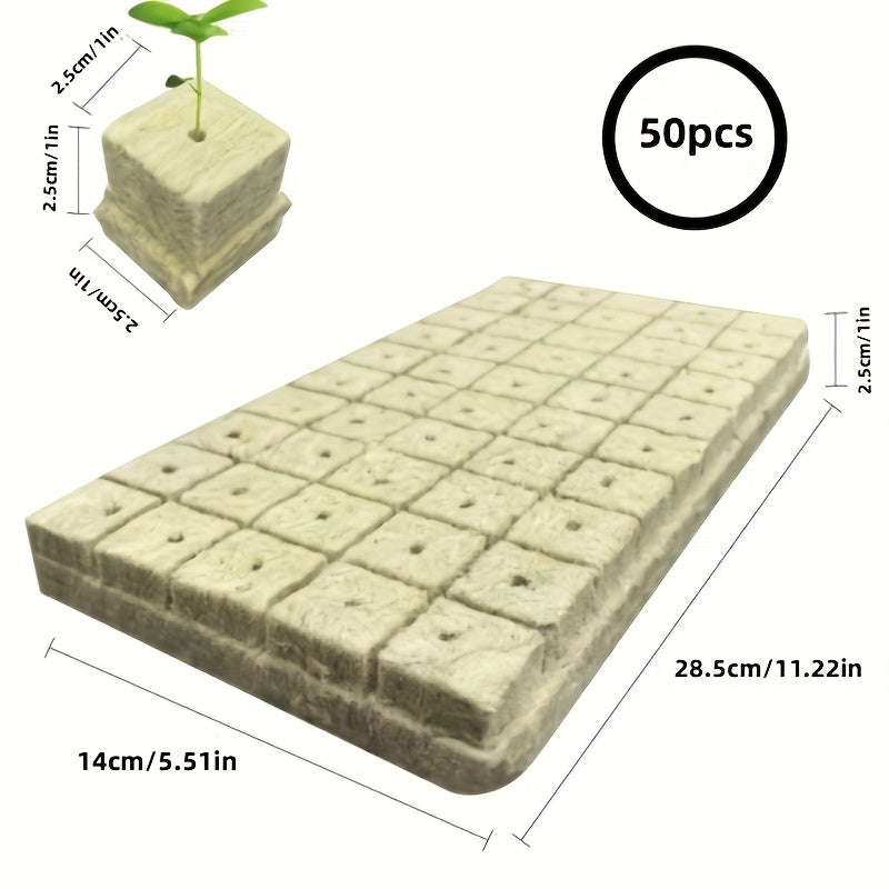 50 Soilless Cultivation Substrate Plant Propagation Seedling Blocks