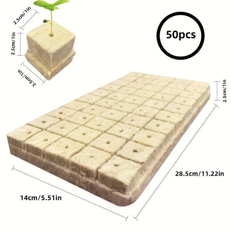 50 Soilless Cultivation Substrate Plant Propagation Seedling Blocks