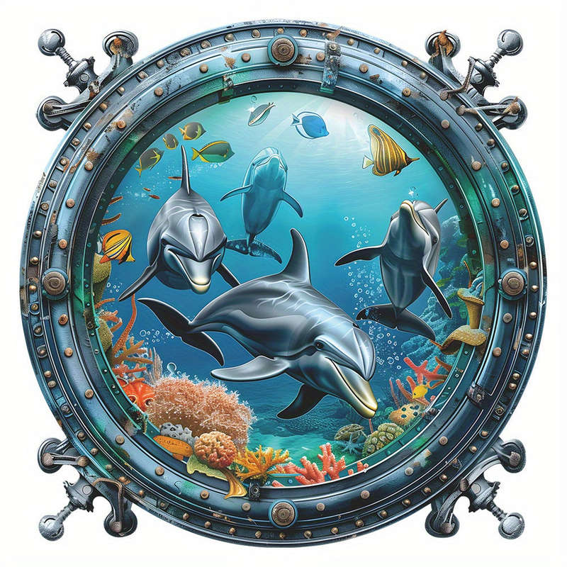 Whimsical Underwater World Toilet Decal