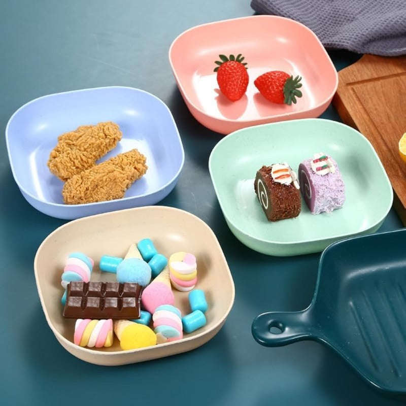 10-Pack Plastic Trays With Rack