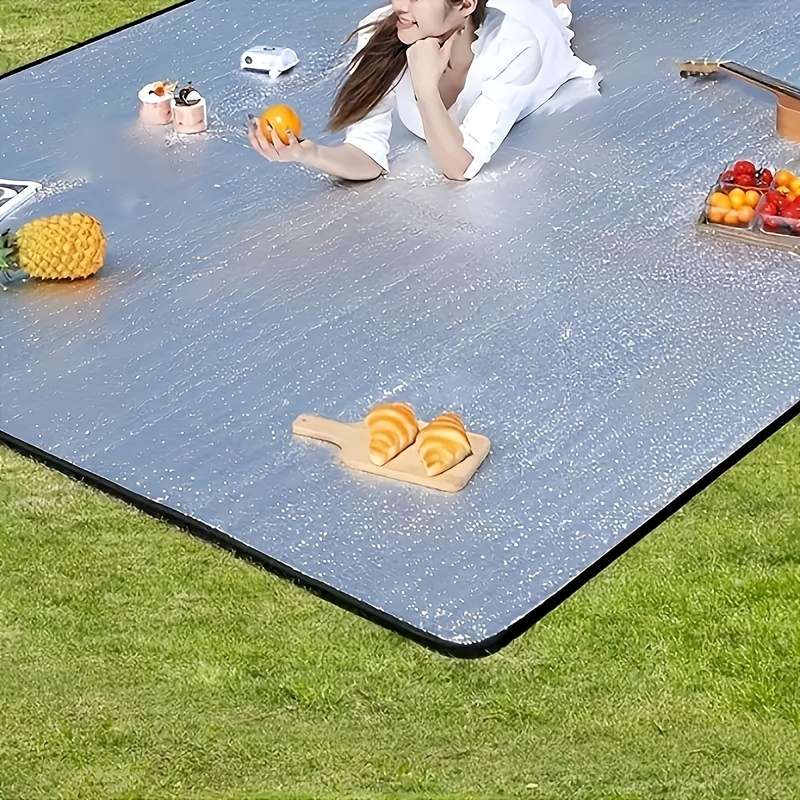 1 Piece All-Season Waterproof Camping Mat - Durable Aluminum Foil And Epe Fabric