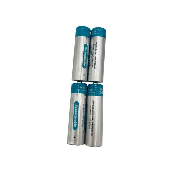 220V 4-Slot Aa And Aaa Battery Charger Kit With 4 Aa Rechargeable Batteries