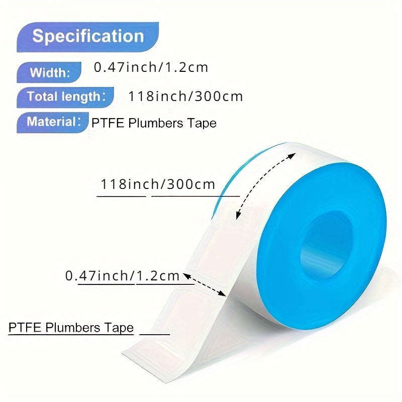 10 Pack Ptfe Teflon Tape