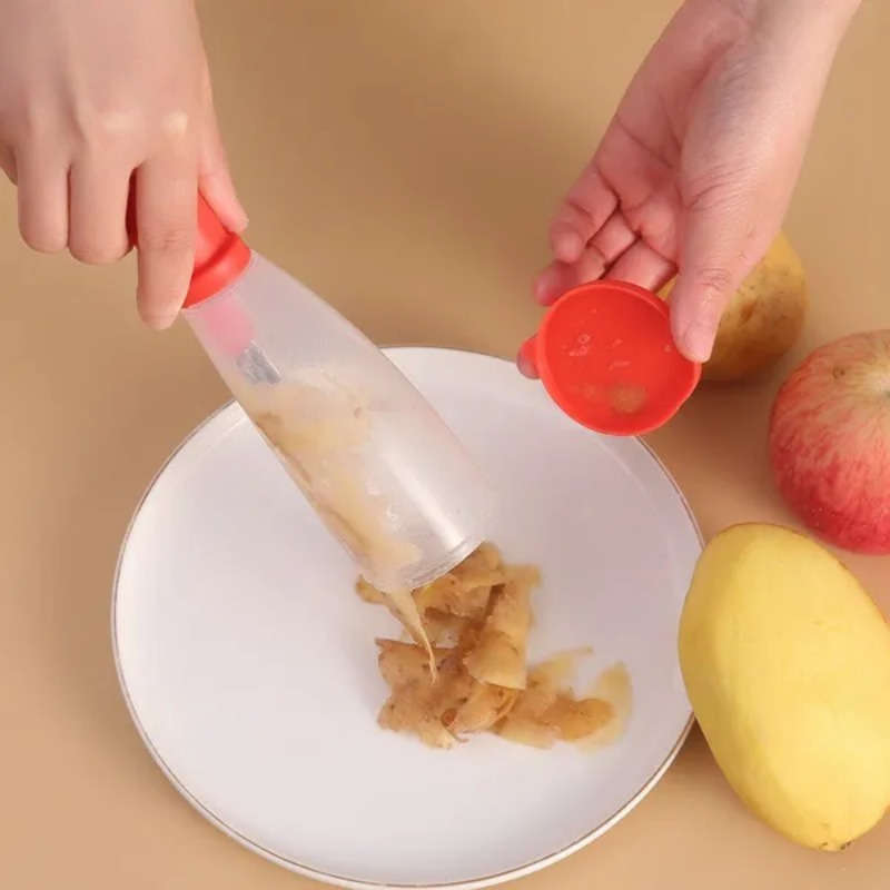 Storage Type Peeling Artifact Household Peeling Knife Multi-Function Peeling Scraper Peeling Knife w
