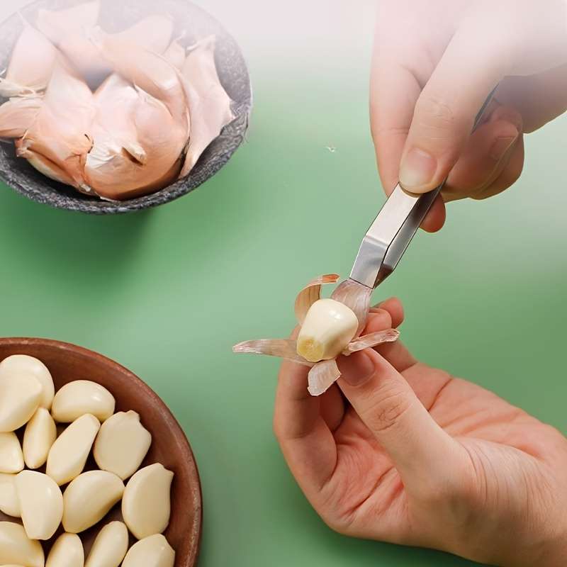 1pcs New Pat Knife Multifunctional Garlic Cutter Kitchen Garlic Paste Artifact Stainless Steel Garli