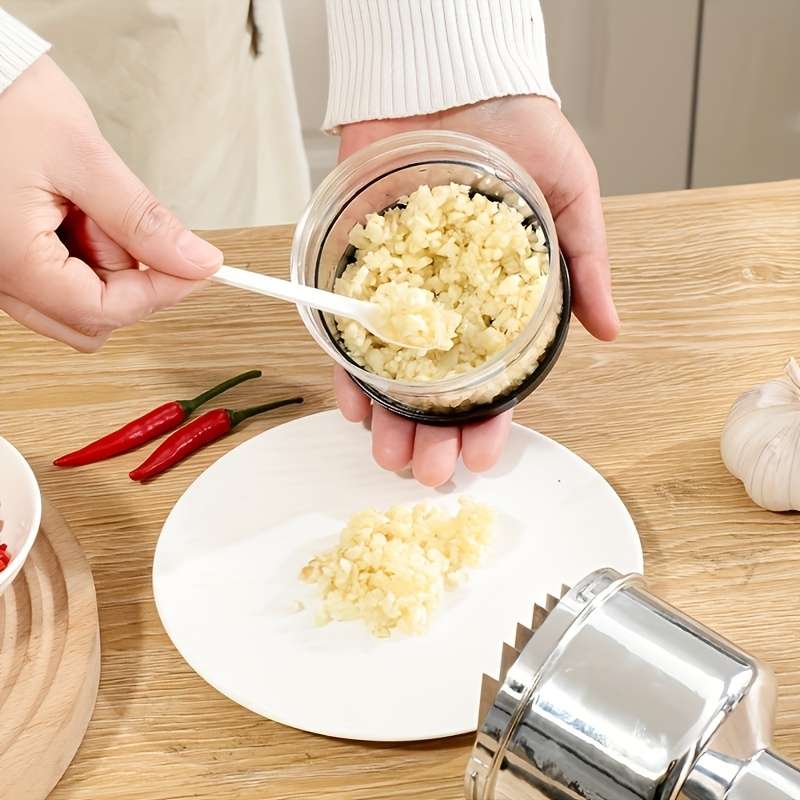 1pcs New Pat Knife Multifunctional Garlic Cutter Kitchen Garlic Paste Artifact Stainless Steel Garli