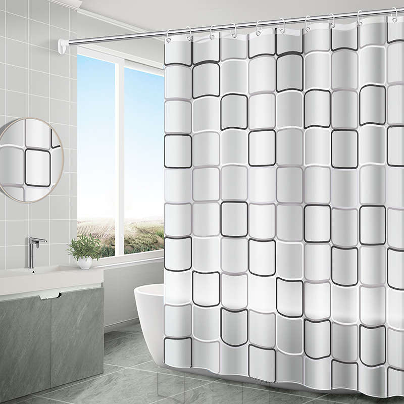 1pc Extra Large PEVA Bathroom Shower Curtain