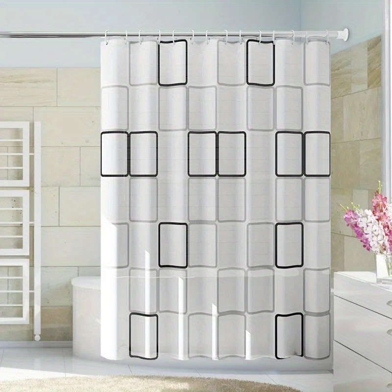 1pc Extra Large PEVA Bathroom Shower Curtain