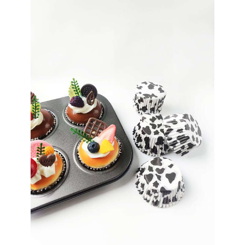 25pcs Cow Color Baking Paper