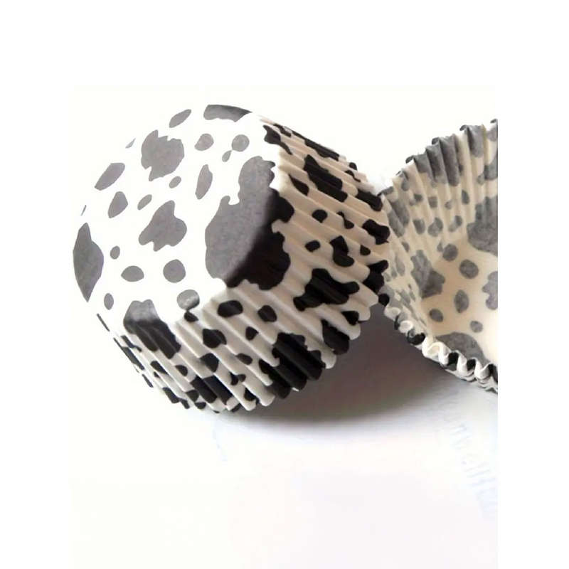 25pcs Cow Color Baking Paper