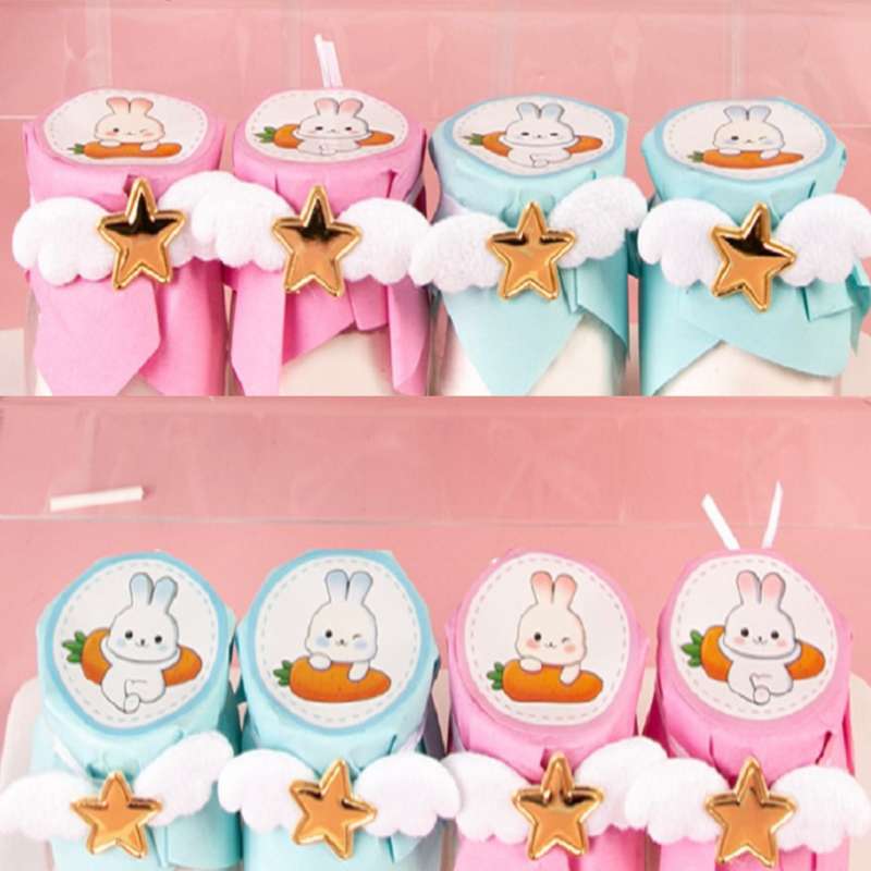 6pcs Little Rabbit Cake Decoration Inserts