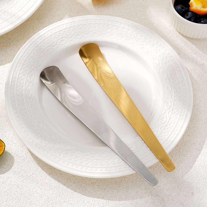 1pc Stainless Steel Ice Cream Spoon Yogurt Scraping Spoon Cake Canning Spoon Ice Cream Dessert Small