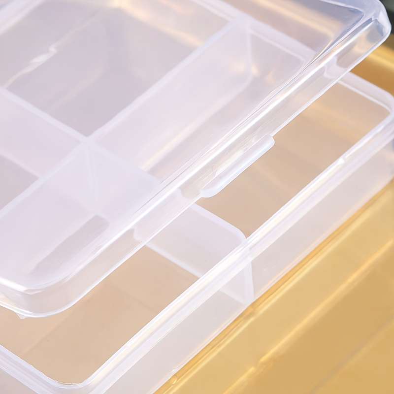 1pc MINGXUAN Portable Clear Plastic Jewelry Box