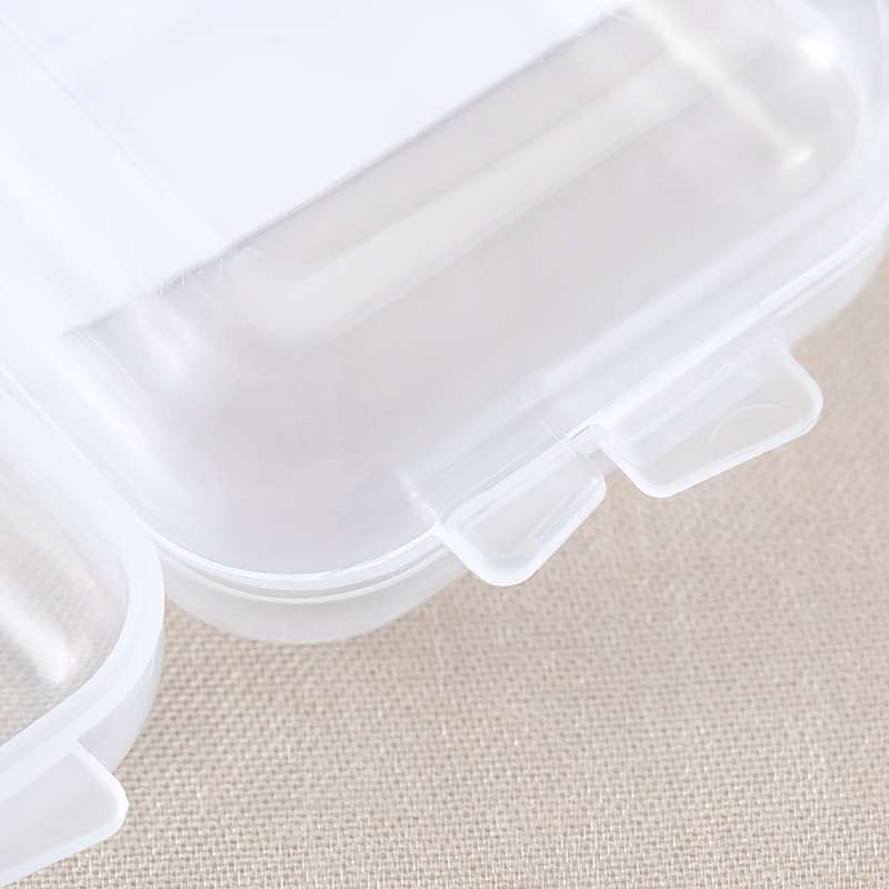 1pc MINGXUAN Portable Clear Plastic Jewelry Box