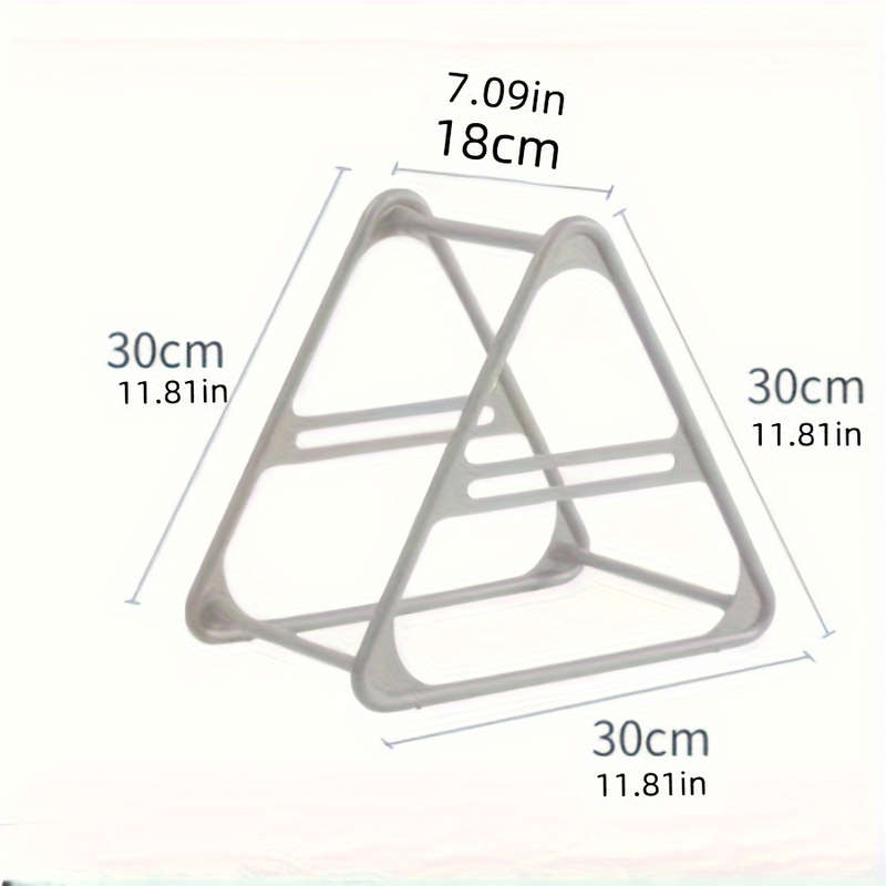 1pc Plastic Hanging Clothes Hanger Organizer Rack