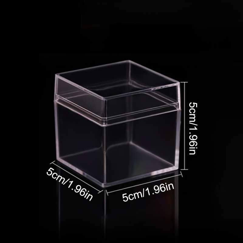Premium Transparent Square Plastic Storage Box