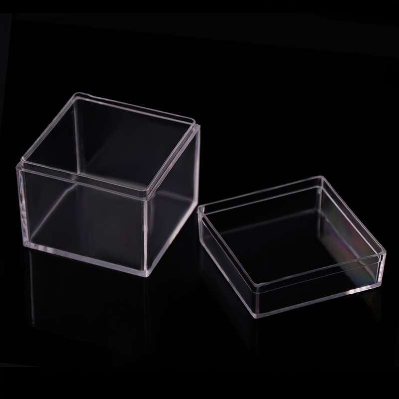 Premium Transparent Square Plastic Storage Box
