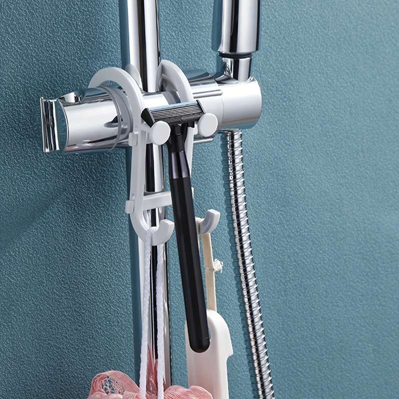 Black Plastic Bathroom Storage Hook