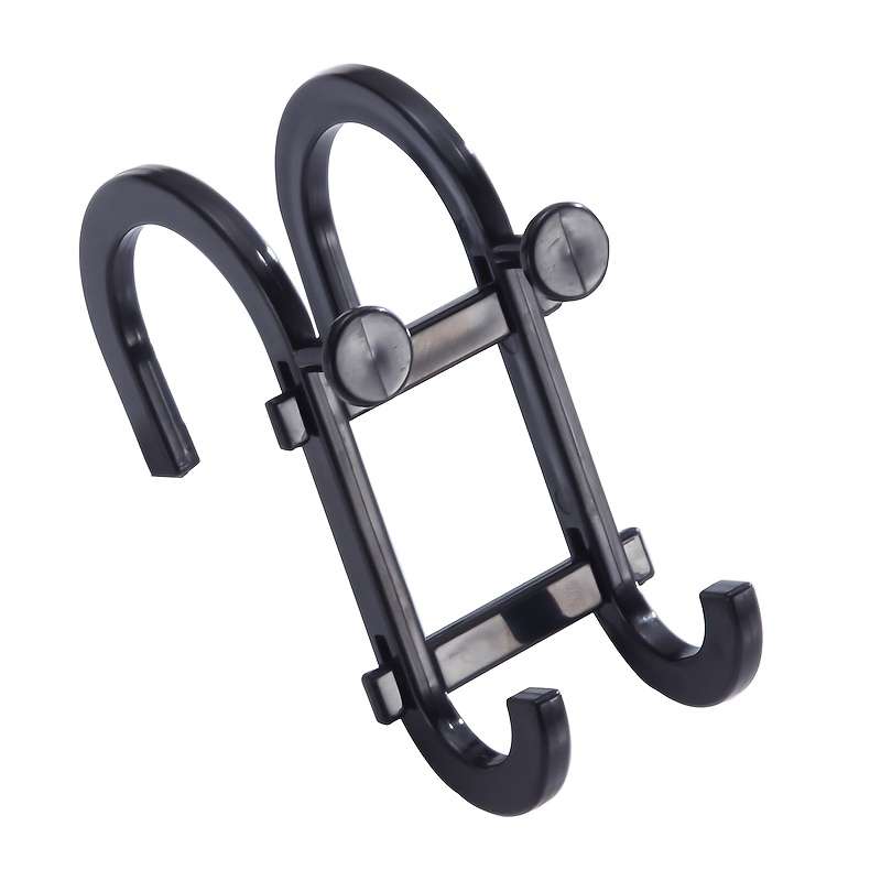 Black Plastic Bathroom Storage Hook