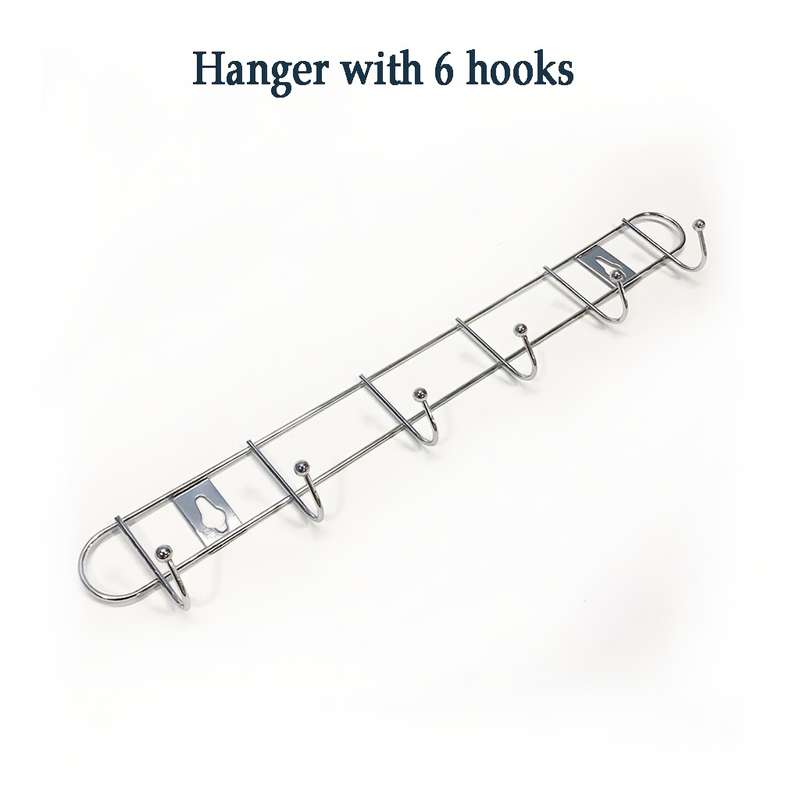 Modern Metal Wall Mount Hanging Rod
