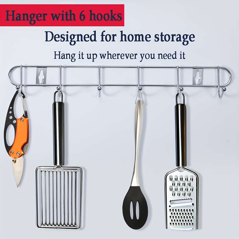 Modern Metal Wall Mount Hanging Rod