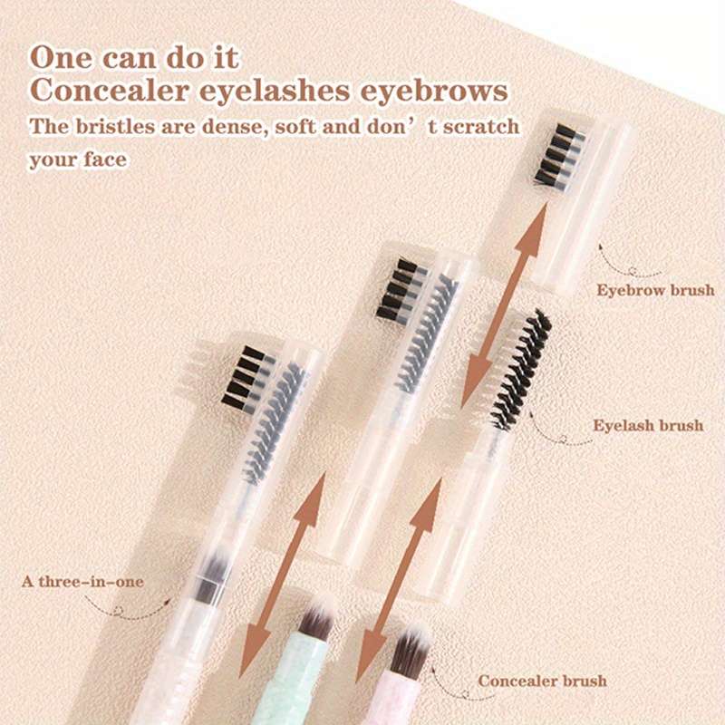 Multifunctional makeup brush set