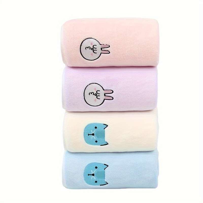 Ultra-Soft Coral Fleece Towel