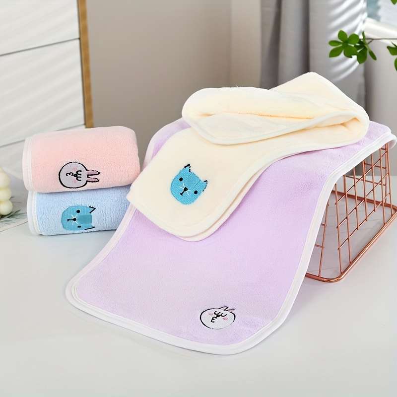 Ultra-Soft Coral Fleece Towel