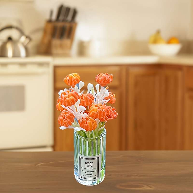 Charming Mini Glass Vase Bouquet