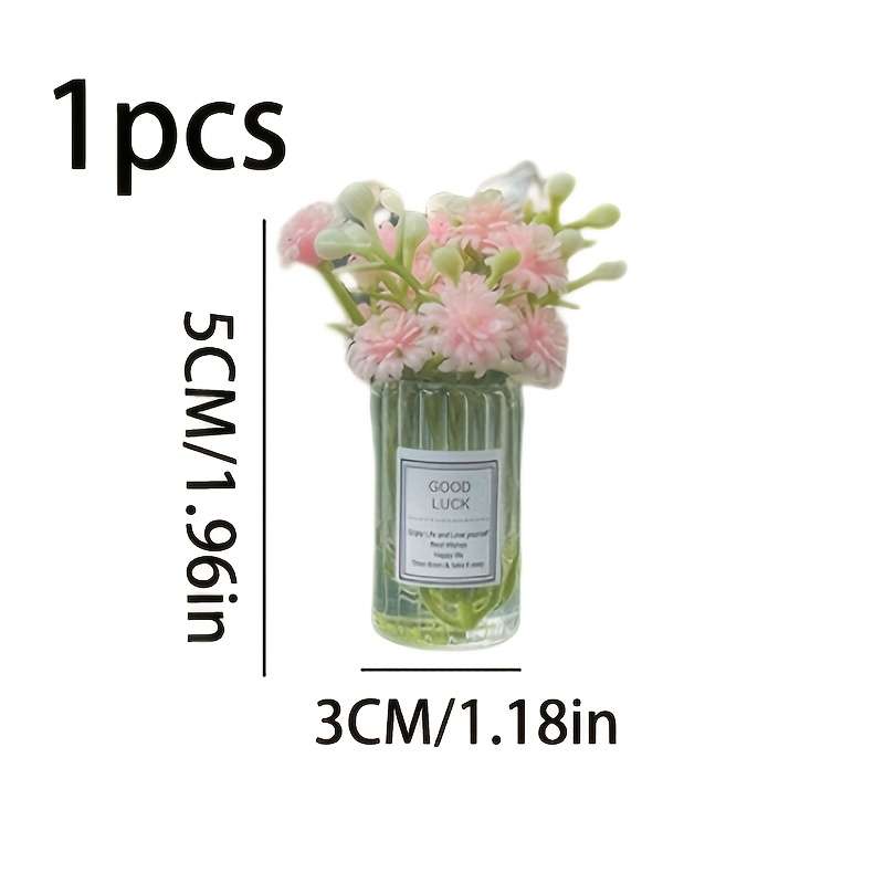 Charming Mini Glass Vase Bouquet