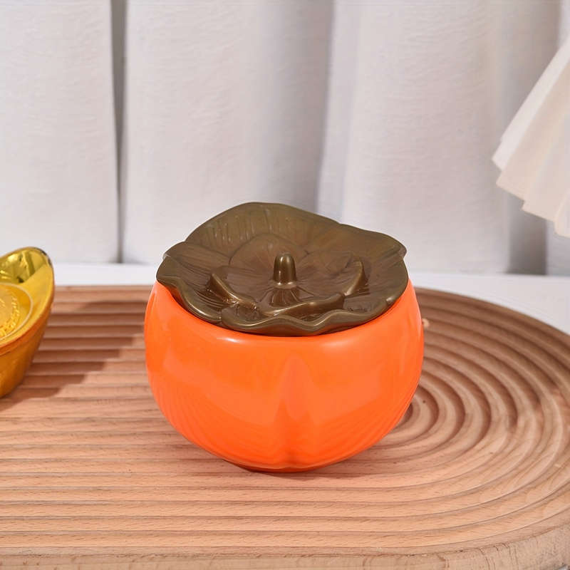 Festive Imitation Persimmon Flower Vase