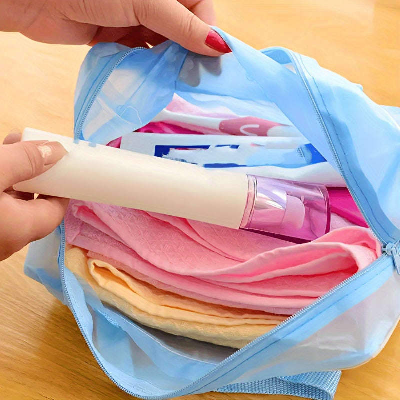 5 Piece Makeup And Toiletry Bag Set