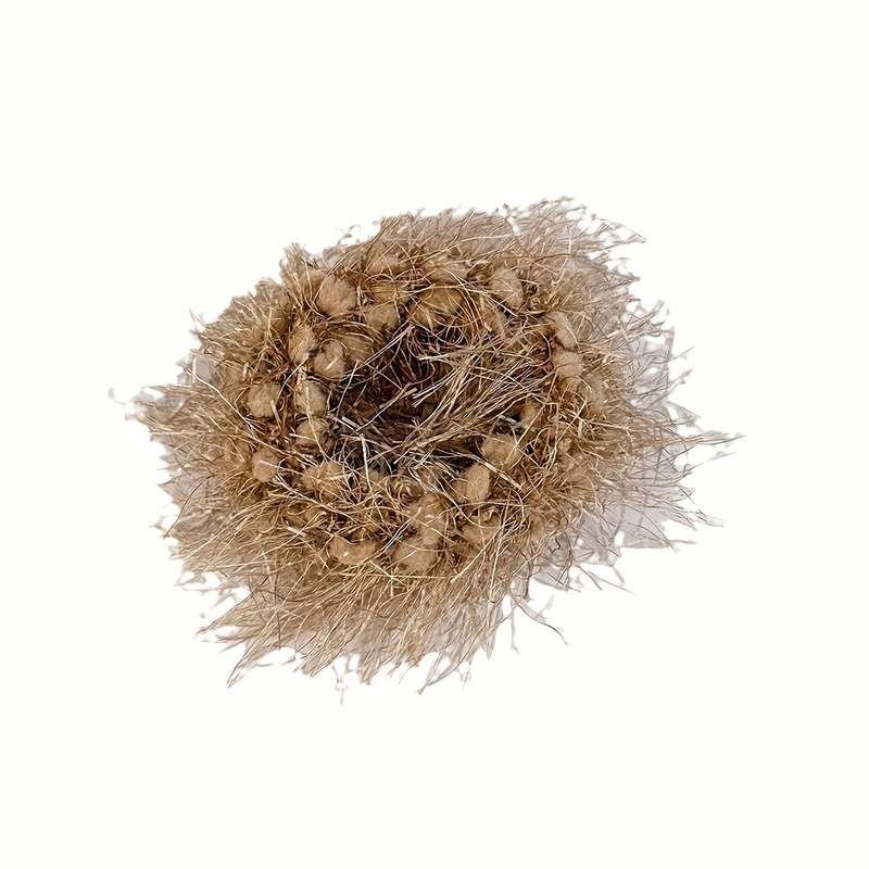 Elegant Minimalist Fuzzy Pom Hair Band