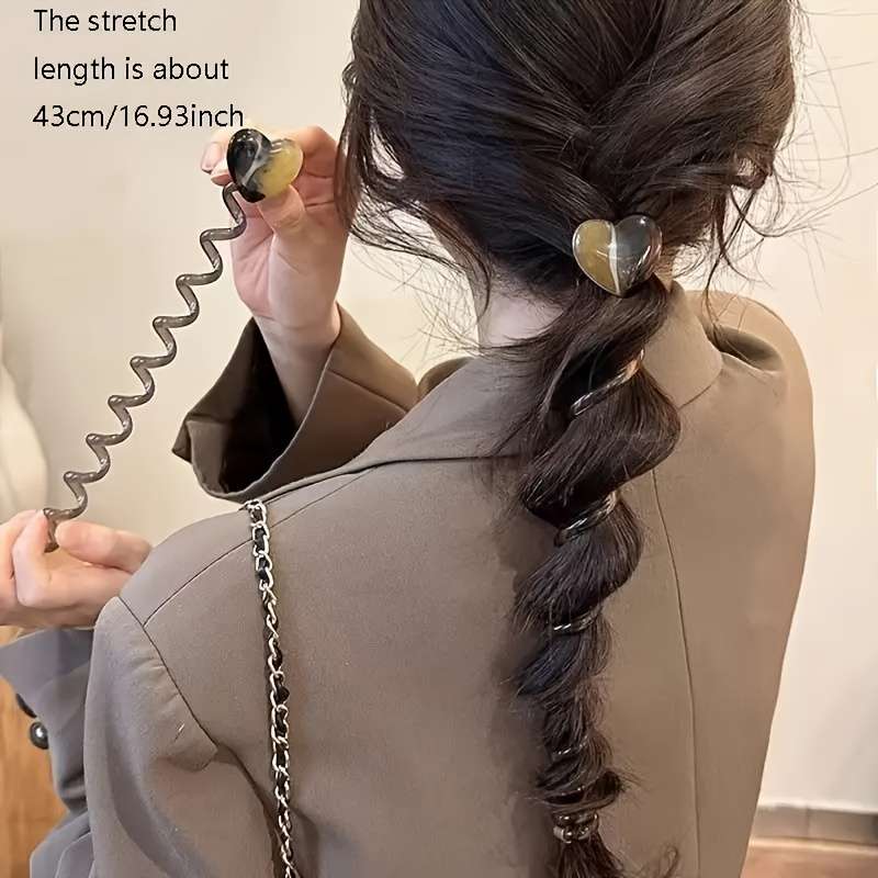 Elegant Spiral Hair Ties