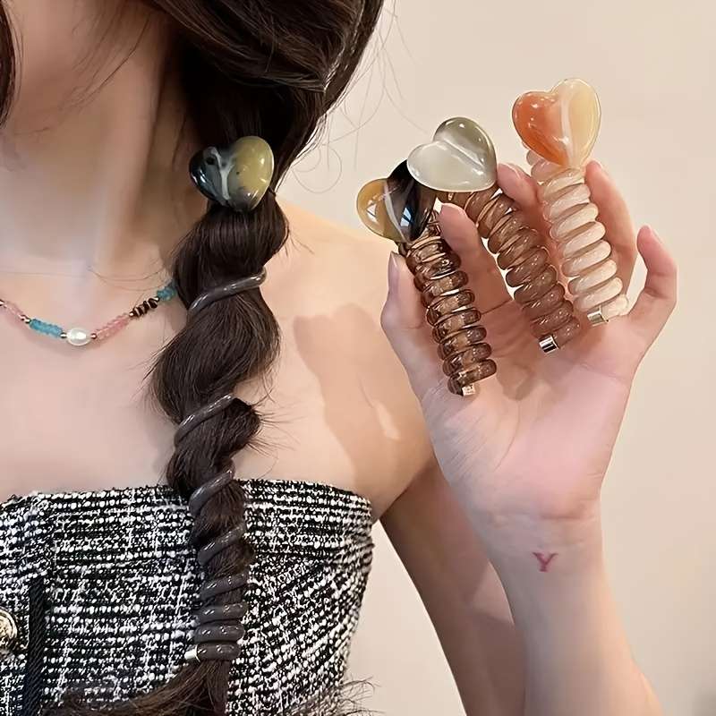 Elegant Spiral Hair Ties